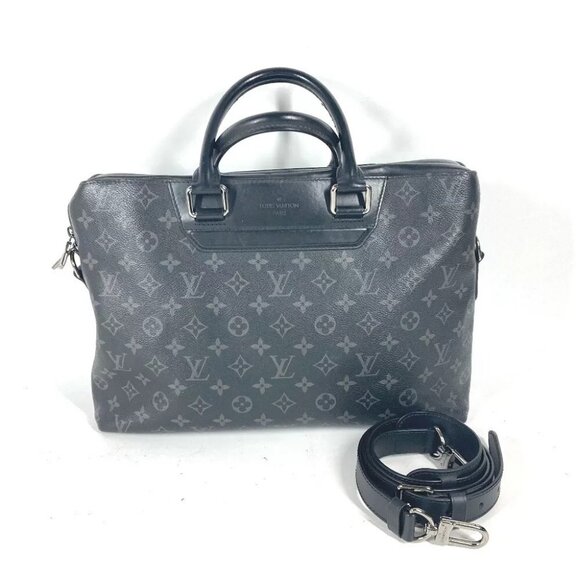 LOUIS VUITTON M44222 MonogramEclipse Odise 2WAY Document Tote Bag Business bag - Picture 12 of 13